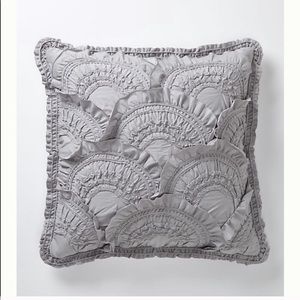 SOLD!!!! ANTHROPOLOGIE RIVULETS EURO SHAMS